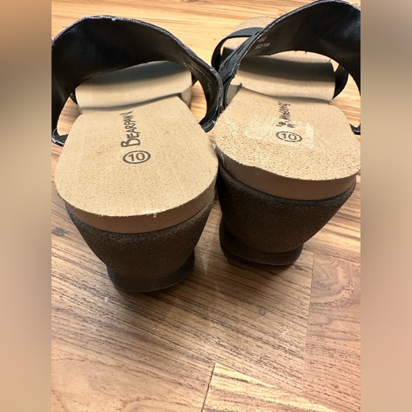 Bearpaw wedge slip on sandals women’s size 10 black - Picture 8 of 8